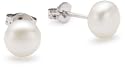 Valero Pearls Valero Classics Damen-Ohrstecker 925 Sterlingsilber Süßwasser-Zuchtperlen weiß ca. 7,0-7,5 mm 178810