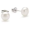 Valero Pearls-Ohrstecker 925 Sterling Silber S��wasser-Zuchtperlen wei� ca. 7,0-7,5 mm