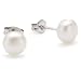 Valero Pearls-Ohrstecker 925 Sterling Silber S��wasser-Zuchtperlen wei� ca. 7,0-7,5 mm