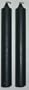 AzureGreen Black Chime Candle 20 pack