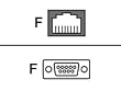 RJ45 To DB9F S/t Converter