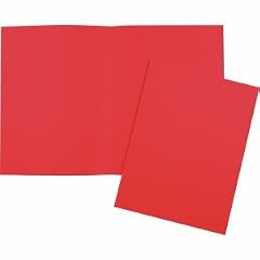 5 Star 914522 Aktendeckel 240x320 mm, 250g/qm Inh.100, rot