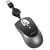 Targus 5-Button Laser Retractable Notebook Mouse - Mouse - laser - 5 button(s) - wired - USB - black, champagne silver