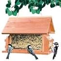Perky Pet 50153 The Lodge Cedar Feeder, 8 lb capacity