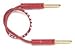 Pomona PT080-8-2 pin tip plug patch cord red