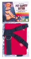 Harness Ride N Walk Dog Safety Belt - Extra Small - Black
