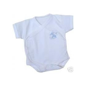 Premature Early Baby Clothes Wrapover SCBU Bodysuit / Vest 1.5 - 5.5lb - 3 Colours, 2 Sizes