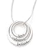 Baroni Love Dream Believe Open Circle Necklace