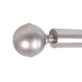 Curtain Rod and Cannonball Finials