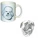 Bull Mastiff Mug, Porcelain by Rosalinde (11 oz.)