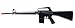 M-16 Machine Guns Halloween Toy Weapons