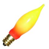 Review Gerson  / Flame Tip Red / Yellow Christmas Holiday Light Bulb Replacement 3 Pack