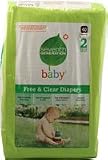 Seventh Generation Baby Free & Clear Diapers, Stage 2, 12-18 lbs, 40 diapers.