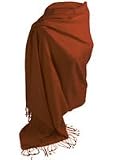 Copper Brown Pashmina Shawl / Stole / Wrap