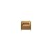 lee settee by gary lee for knoll fabric upholstered leather trim