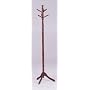 Twist Style Cherry Finish Wood Swivel Coat Rack Stand / Hall Tree
