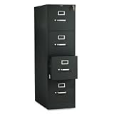 4 Drawer File Cabinet - Black