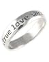 'True Love Waits' Sterling Silver Ring