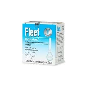 Fleet - Children's Babylax, liquid glycerin suppositories for ages 2-5 years - 6 ea