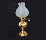Dollhouse Miniature Lights Oil Lamp Frosted Chimney #YL1006