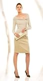BROCADE SLIM SKIRT