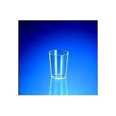 250 x Schnapsglas Plastik mit Eichstrich bei 20 - 40 ml