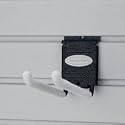 Suncast MH4DB Metal 4 Inch Double Hook, Black