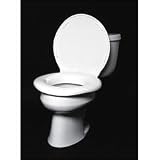 Big John Toilet Seat - Cream, Closed Front, With Lid