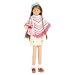 Striped Poncho & Cargo Skirt Outfit By Only Heart Club