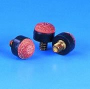 Peradon screw in snooker / pool cue tips - 50 x 13mm