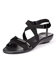 Open Toe Cross Strap Sandals