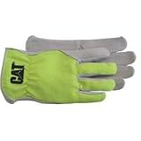 Men's Pigskin Leather Gloves by Cat Gloves size Large GLOVE PIGSKN GRN LG