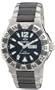 REACTOR Men's 53501 Gamma Black Dial Two-Tone Stainless Steel Bracelet Watch