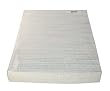 Jumbo White Nail Files Double side grit 100/100 50/pk.
