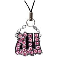 Cellet Phone Strap - Virgo Zodiac Sign With Pink Stones Cellet Phone Strap - Virgo Zodiac Sign With Pink Stones