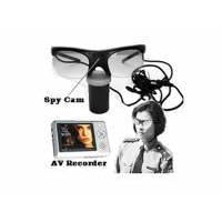 Sunglasses Spy Camera with MP4 Player 512MB Flash, 1.3M Pixel The World's Smallest Color Pinhole Camera built-in this fashionable sunglasses. When wearing these sunglasses the hidden video camera lets you record exactly what you are looking at. Connect it directly with your MP4 player to hidden recording so you will not miss any action. It is also great as a surveillance camera, a toy for hobby enthusiasts, as body worn solutions and so on.