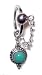 Genuine Turquoise Belly Button Ring Captive Style