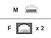 Belkin RJ45 Modular T Adapter