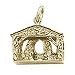 Nativity Scene Charm - 10K Yellow Gold