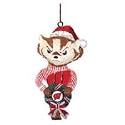 Wisconsin Badgers Memory Company Team Mascot & Wreath Christmas Tree Ornament NCAA College Athletics Fan Shop Sports Team Merchandise