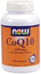 CoQ10 with Hawthorn Berry by NOW Foods - (100mg - 180 Vegetarian Capsules)