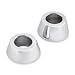 H-D Chrome Front Wheel Spacer Kit - Tapered 41409-06