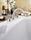 IMAGE OF Brizo 6726-PCLHP - Providence: Roman Tub Trim - Less Handles - Chrome Finish