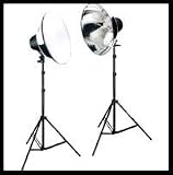 Professional Photo Studio Light Kit 4 Heads Lighting Set with Free Light Stand, free light bulb