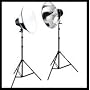 Professional Photo Studio Light Kit 4 Heads Lighting Set with Free Light Stand, free light bulb