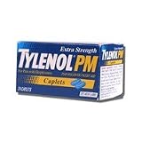 Tylenol Extra Strength PM Caplets,Extra Strength Pain Reliever & Sleep Aid - 24 ea