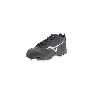Mizuno 9-Spike Classic Mid G4 | Mens Cleated Shoes Navy White by Mizuno