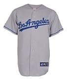 Mat Kemp Jersey: Youth 2011 Majestic Away Grey Replica #27 Los Angeles Dodgers Jersey - Medium