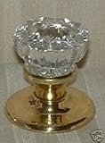 Ice-Clear Crystal Glass Passage Knob Set