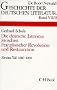 Geschichte der deutschen Literatur von den Anf�ngen bis zur Gegenwart, Bd.7/2, Die deutsche Literatur zwischen Franz�sischer Revolution und ... Kriege und der Restauration 1806 - 1830